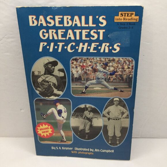 Vintage Kid Step Into Reading Grades 2-4 Sports Book Baseballs Greatest Pitchers - Picture 1 of 8